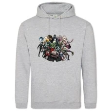 Hoodie with Print Danganronpa Universe - 2XL grey