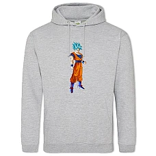 Hoodie with Print Dragon Ball Hero - 2XL grey