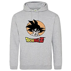 Hoodie with Print Dragon Ball Logo Gokuu - 2XL grey