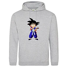 Hoodie with Print Dragon Ball Gokuu Son - 2XL grey