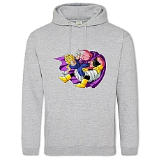 Hoodie with Print Dragon Ball Pink Monster - 2XL grey