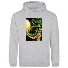 Hoodie with Print Dragon Ball Dragon - 2XL grey