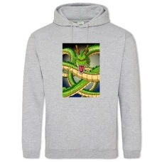 Hoodie with Print Dragon Ball Dragon Hero - 2XL grey
