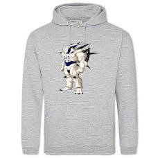 Hoodie with Print Dragon Ball White Monster - 2XL grey