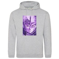 Hoodie with Print Dragon Ball Face Hero - 2XL grey