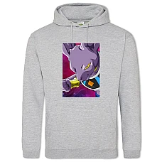 Hoodie with Print Dragon Ball Monstercat - 2XL grey
