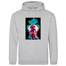 Hoodie with Print Dragon Ball Art Edition - 2XL grey