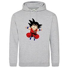 Hoodie with Print Dragon Ball Gokuu Character - 2XL grey
