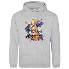 Hoodie with Print Dragon Ball Fighters - 2XL grey