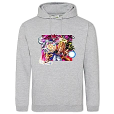 Hoodie with Print Dragon Ball Cute Art Print - 2XL grey
