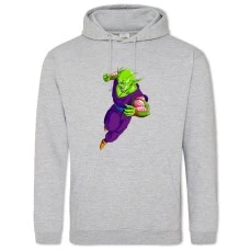 Hoodie with Print Dragon Ball Green Monster - 2XL grey