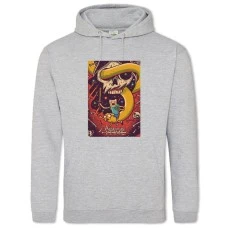 Hoodie with Print Adventure Time Vintage Version - 2XL grey