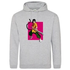Худи с принтом Ван-Пис Сена Хантер - 2XL серый