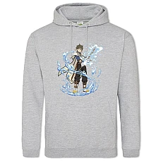 Hoodie with Print Sword Art Online Fighter - 2XL grey