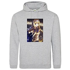 Hoodie with Print Sword Art Online Cute Alice - 2XL grey