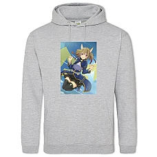 Hoodie with Print Sword Art Online Zerochan Hero - 2XL grey