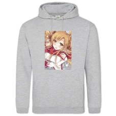 Hoodie with Print Sword Art Online Asuna Girl - 2XL grey