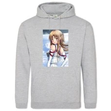 Hoodie with Print Sword Art Online Amazing Asuna - 2XL grey