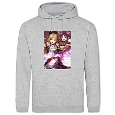 Hoodie with Print Sword Art Online Heroes Girls - 2XL grey