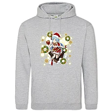 Hoodie with Print Sword Art Online Christmas Girl - 2XL grey