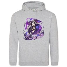 Hoodie with Print Sword Art Online Violet Print - 2XL grey