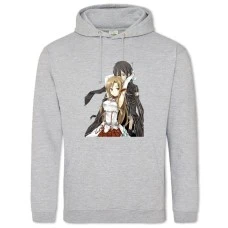 Hoodie with Print Sword Art Online Lovely Asuna - 2XL grey