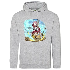 Hoodie with Print Sword Art Online Beautiful Fighter - 2XL grey