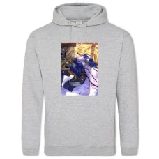 Hoodie with Print Violet Evergarden Lonely Girl - 2XL grey