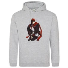Hoodie with Print D.Gray-Man Bookman - 2XL grey