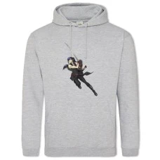 Hoodie with Print D.Gray-Man Fighter - 2XL grey