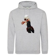 Hoodie with Print D.Gray-Man Allen Walker Hero - 2XL grey