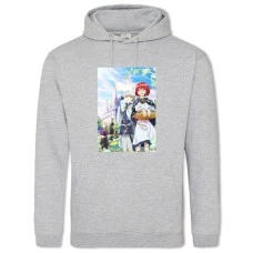 Hoodie with Print Akagami No Shirayukihime Heroes - 2XL grey