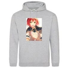 Hoodie with Print Akagami No Shirayukihime Girl - 2XL grey