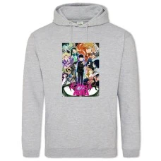 Hoodie with Print 100 Mob Psycho Theme - 2XL grey