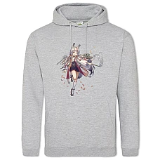 Hoodie with Print Azur Lane Hero Print 0005 - 2XL grey