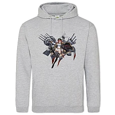 Hoodie with Print Azur Lane Hero Print 0008 - 2XL grey