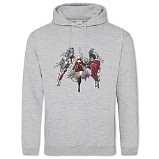Hoodie with Print Azur Lane Hero Print 0011 - 2XL grey