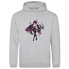 Hoodie with Print Azur Lane Hero Print 0013 - 2XL grey