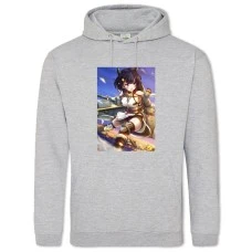 Hoodie with Print Azur Lane Hero Print 0027 - 2XL grey