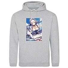Hoodie with Print Azur Lane Hero Print 0029 - 2XL grey