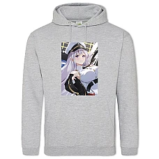 Hoodie with Print Azur Lane Hero Print 0040 - 2XL grey