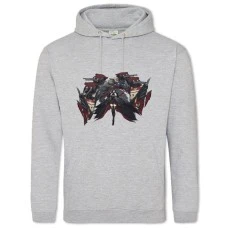 Hoodie with Print Azur Lane Hero Print 0056 - 2XL grey