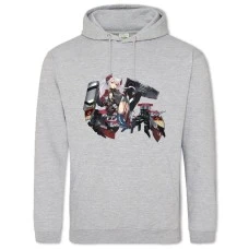 Hoodie with Print Azur Lane Hero Print 0062 - 2XL grey