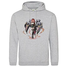Hoodie with Print Azur Lane Hero Print 0072 - 2XL grey