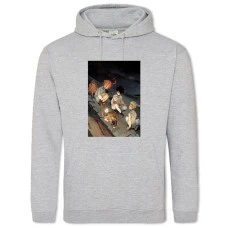 Hoodie with Print The Promised Neverland Main Theme - 2XL grey