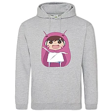 Худи с принтом Двуличная Сестрёнка Умару-Чан Игра Издание - 2XL серый