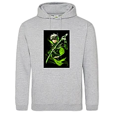 Худи с принтом Последний Серафим Юичиро Хякуя - 2XL серый