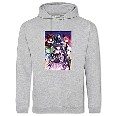 Hoodie with Print Date A Live Heroes - 2XL grey