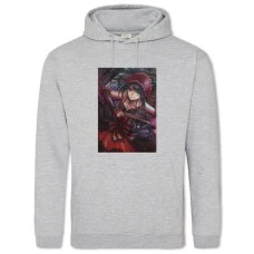 Hoodie with Print Date A Live Kurumi Tokisaki Girl - 2XL grey