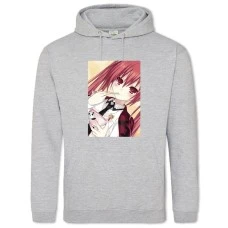 Hoodie with Print Date A Live Kotori Itsuka - 2XL grey